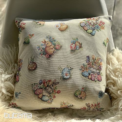 Tapisserie de Pâques HABBIT DANS UN POT DE FLEURS