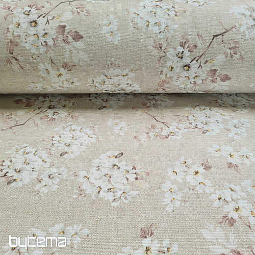 Tissu décoratif ALMOND beige
