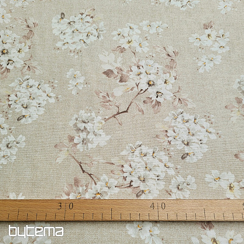 Tissu décoratif ALMOND beige