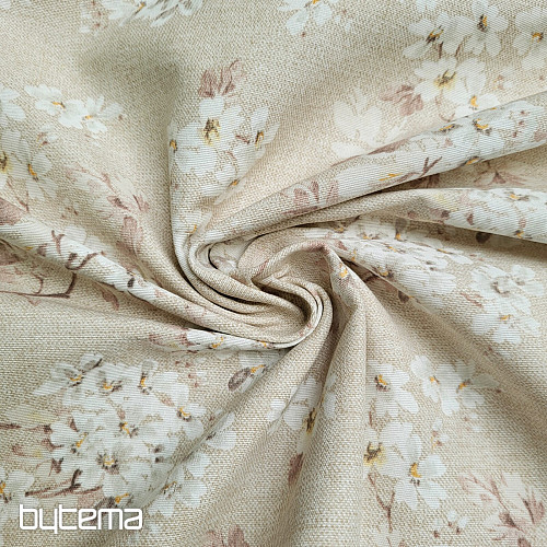 Tissu décoratif ALMOND beige