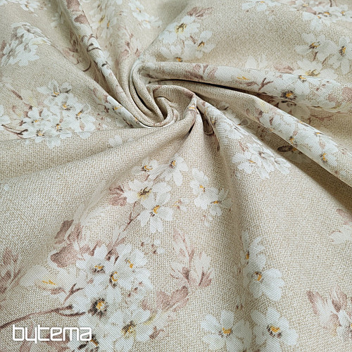 Tissu décoratif ALMOND beige