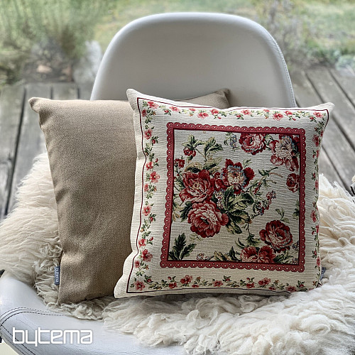 Couverture de tapisserie GRANDE DENTELLE ROSE