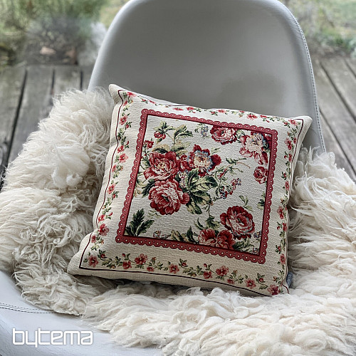 Couverture de tapisserie GRANDE DENTELLE ROSE