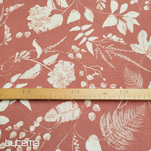 Tissu décoratif AMY FLOR sv. rose