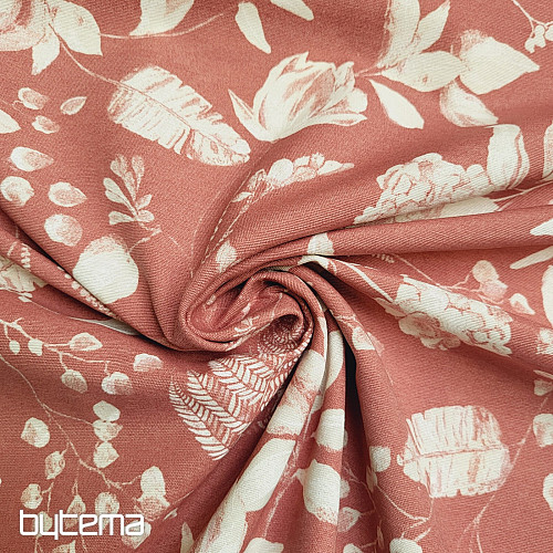 Tissu décoratif AMY FLOR sv. rose