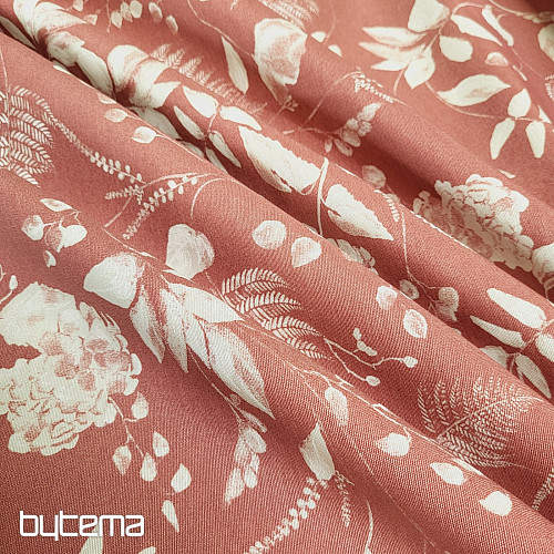 Tissu décoratif AMY FLOR sv. rose