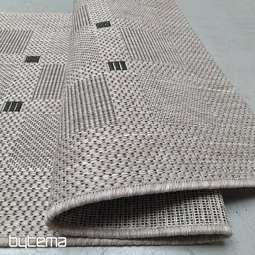 Tapis bouclé FLOORLUX 20079/04 pois argent-noir