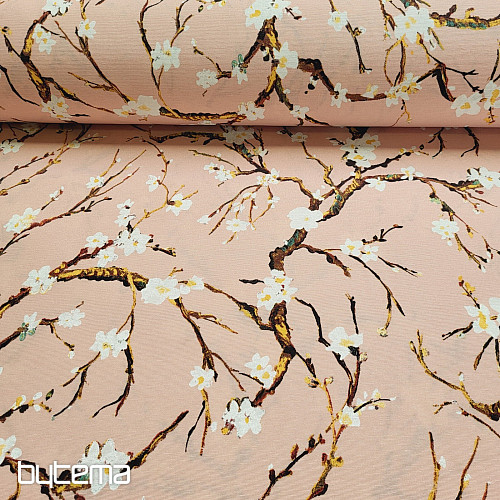 Tissu décoratif CHERRY BLOSSOM rose