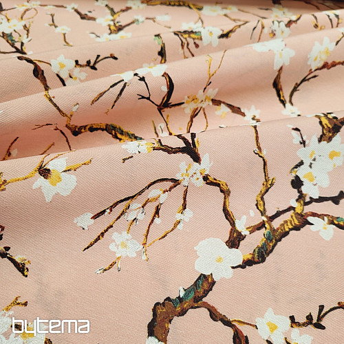 Tissu décoratif CHERRY BLOSSOM rose