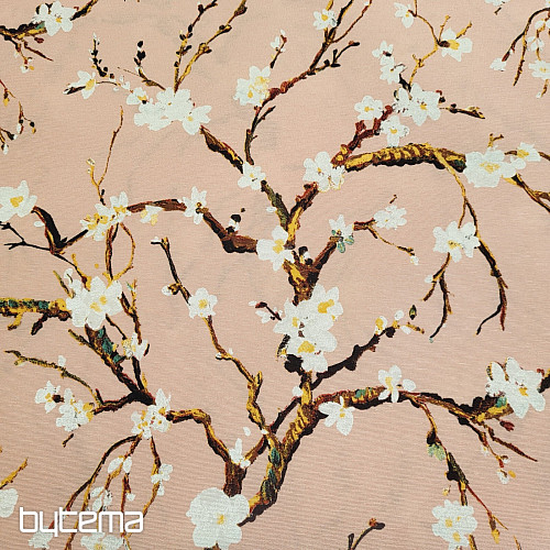 Tissu décoratif CHERRY BLOSSOM rose