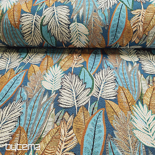Tissu tapisserie SAFIA BLEU