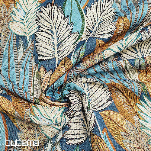 Tissu tapisserie SAFIA BLEU