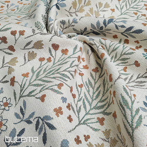 Tissu tapisserie GLADIS FLOR coloré