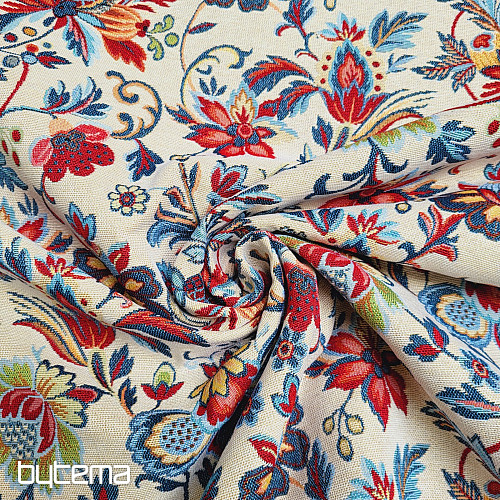Tissu tapisserie CAMELA beige