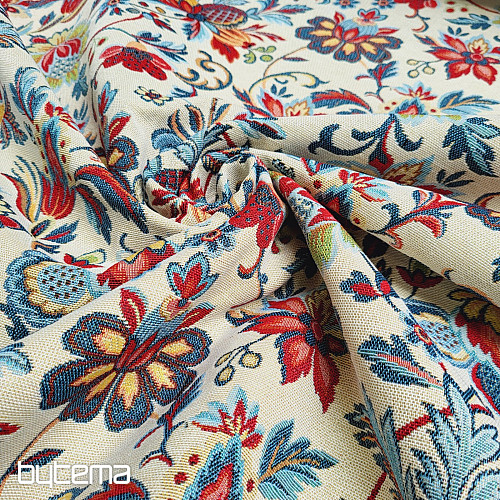 Tissu tapisserie CAMELA beige