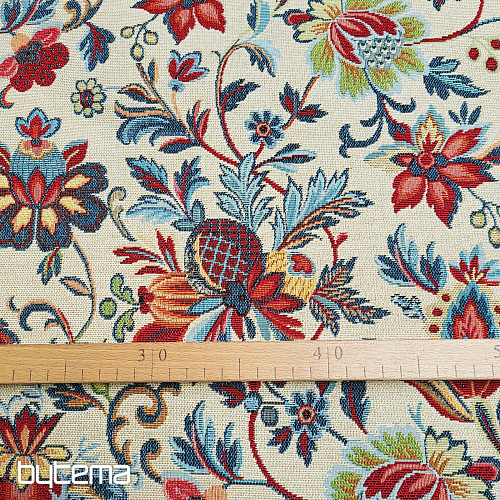 Tissu tapisserie CAMELA beige