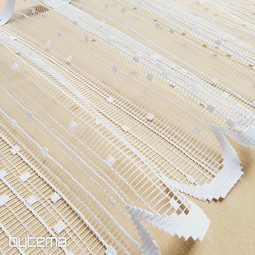 Rideau pour vitrail V 022 blanc