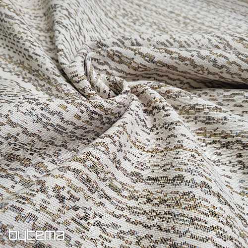 Tissu tapisserie GLADIS STRIPE beige