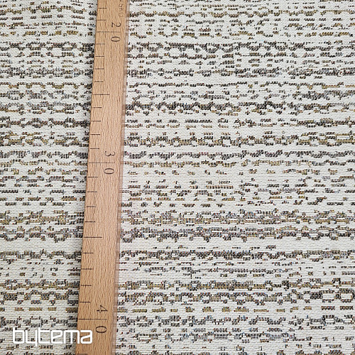 Tissu tapisserie GLADIS STRIPE beige