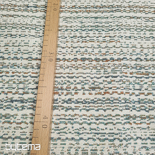 Tissu tapisserie GLADIS STRIPE bleu
