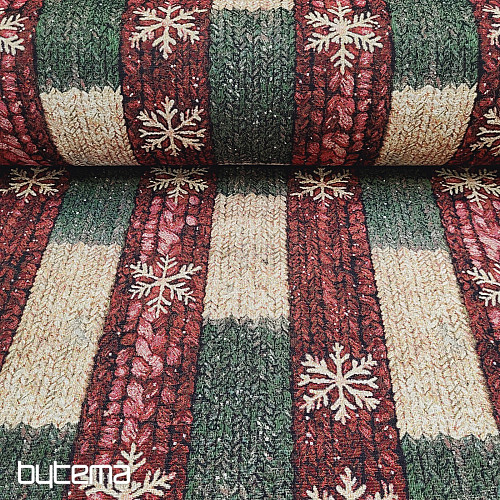 Tissu tapisserie TRICOT DE NOËL