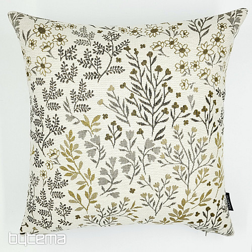 Taie d'oreiller tapisserie GLADIS FLOR beige