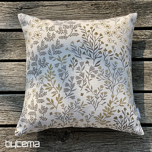Taie d'oreiller tapisserie GLADIS FLOR beige