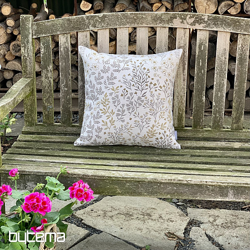 Taie d'oreiller tapisserie GLADIS FLOR beige