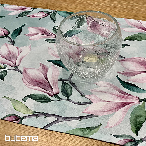 Foulard décoratif MAGNOLIE vert