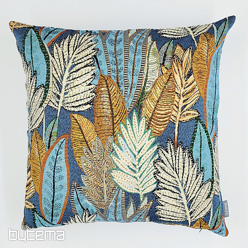 Taie d'oreiller tapisserie SAFIA BLEU