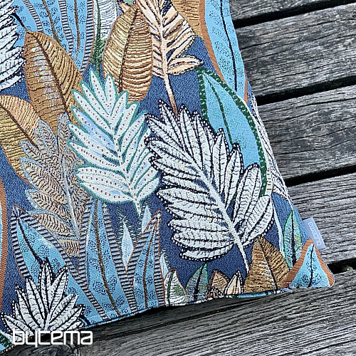 Taie d'oreiller tapisserie SAFIA BLEU