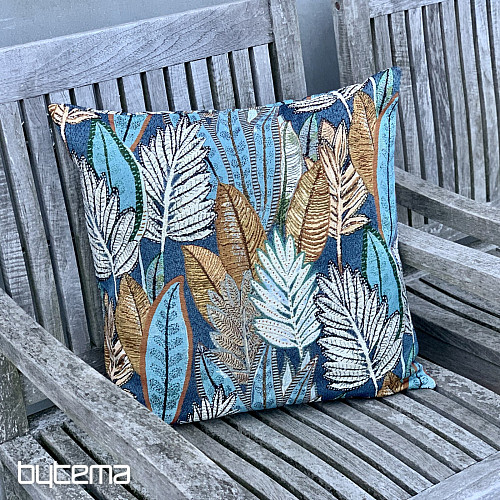 Taie d'oreiller tapisserie SAFIA BLEU
