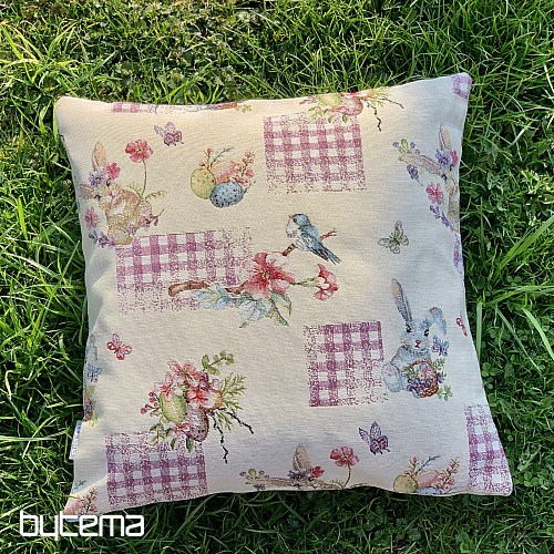 Housse de tapisserie de Pâques LAPIN LILA