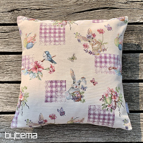 Housse de tapisserie de Pâques LAPIN LILA