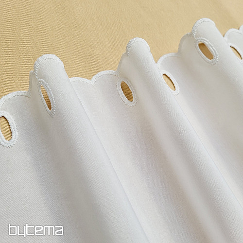 Rideau en vitrail V 291 blanc