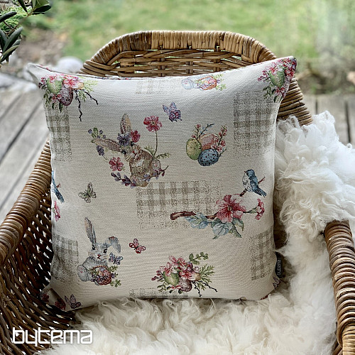 Housse de tapisserie de Pâques LAPIN BEIGE