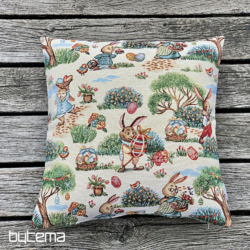 Housse de tapisserie de Pâques LAPIN DANS LE PARC