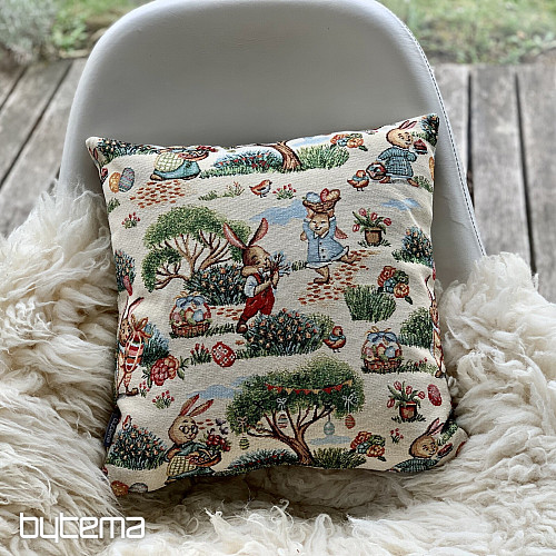 Housse de tapisserie de Pâques LAPIN DANS LE PARC
