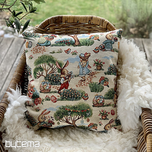 Housse de tapisserie de Pâques LAPIN DANS LE PARC