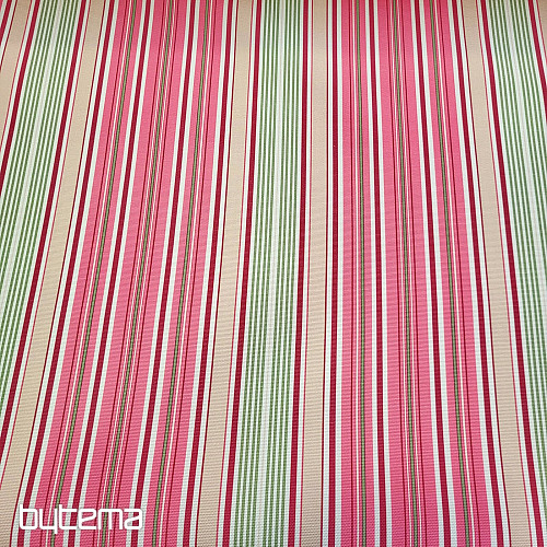 Tissu décoratif PUBLIO - rayures roses