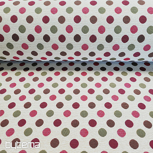 Tissu tapisserie à POIS