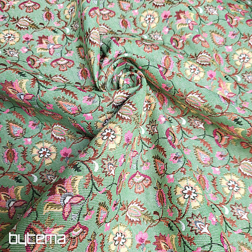 Tissu tapisserie MALVARROSA VERT