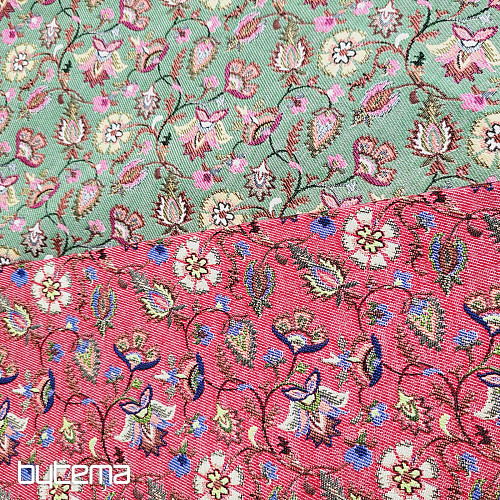 Tissu tapisserie MALVARROSA VERT
