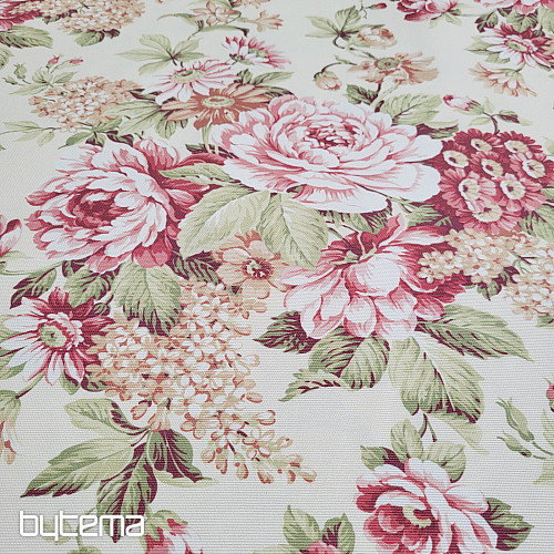 Tissu décoratif DOMINA GRANDE FLEUR