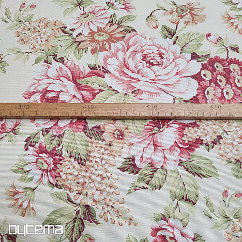 Tissu décoratif DOMINA GRANDE FLEUR