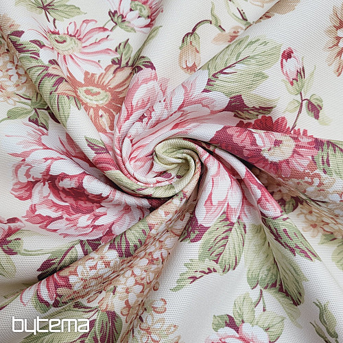 Tissu décoratif DOMINA GRANDE FLEUR