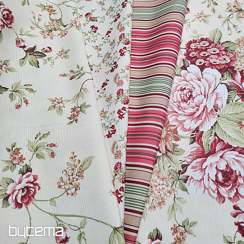 Tissu décoratif DOMINA GRANDE FLEUR