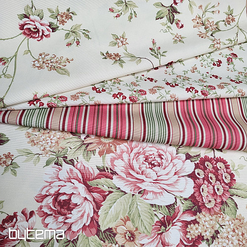 Tissu décoratif DOMINA GRANDE FLEUR