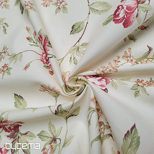 Tissu décoratif CAÉSAR PETITE FLEUR