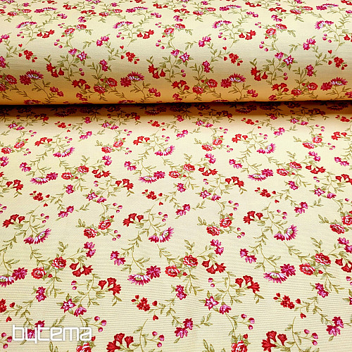Tissu décoratif RÓMULO YELLOW MINI FLOWER